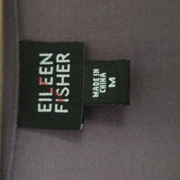 Eileen Fisher Purple Silk Blend Tank top Sz Med Women's - Picture 3 of 10